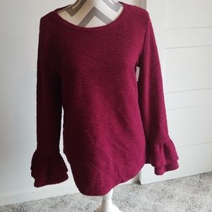 NWOT Raspberry sweater